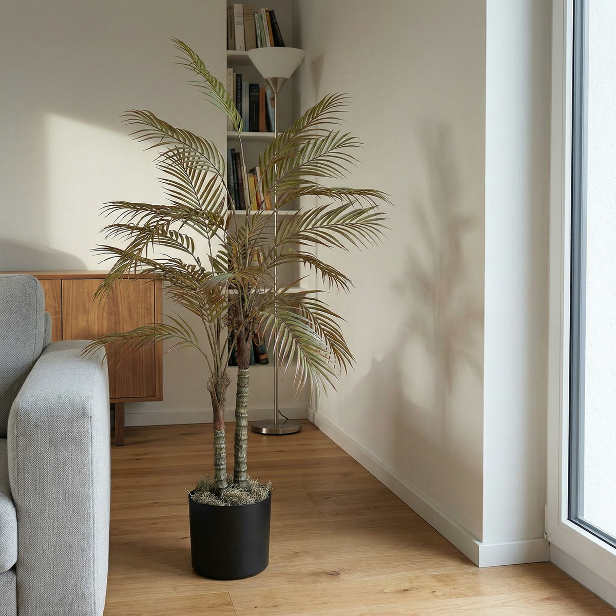 Kunstig phoenixpalme tør 150 cm i stuen