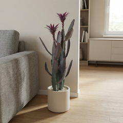 Kunst Cactus 100 cm met decoratieve pot