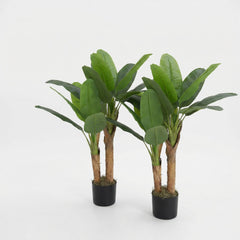 Kunst Bananenplant 120 cm (set van 2)