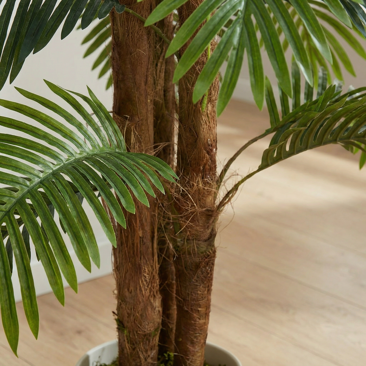 Kunst palmboom 120 cm, close-up stammen