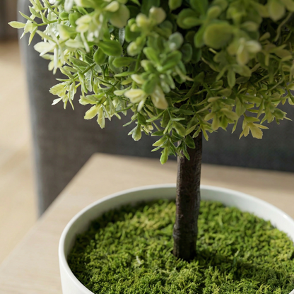 Künstlicher Mini-Kugelbaum 27 cm mit Dekotopf