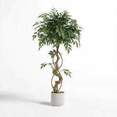 Kunst Ficusboom 120–150 cm met decoratieve pot