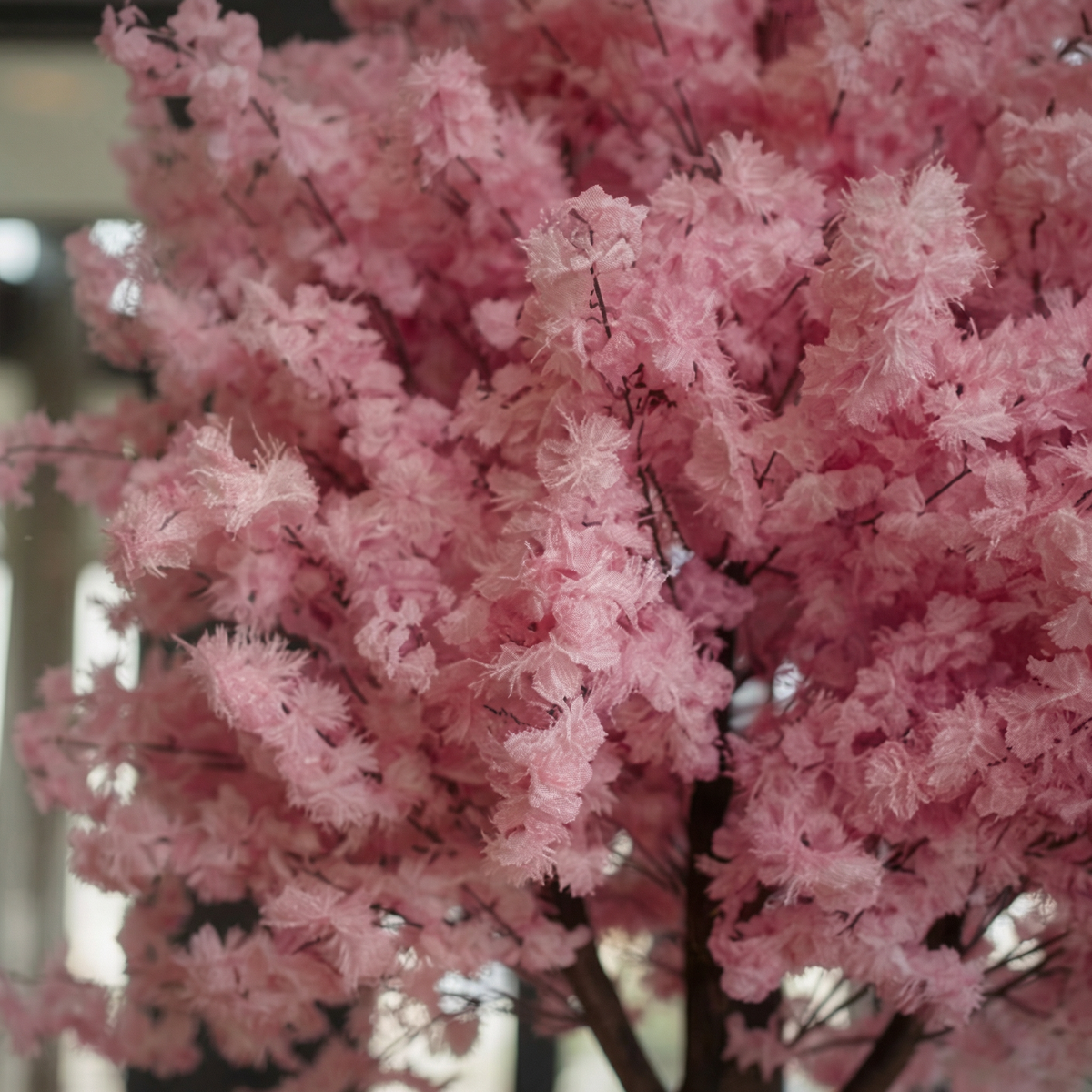 Kunst kersenbloesemboom 200–250 cm, close-up roze bloesem
