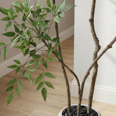 Kunst Nandina 150 cm met decoratieve pot