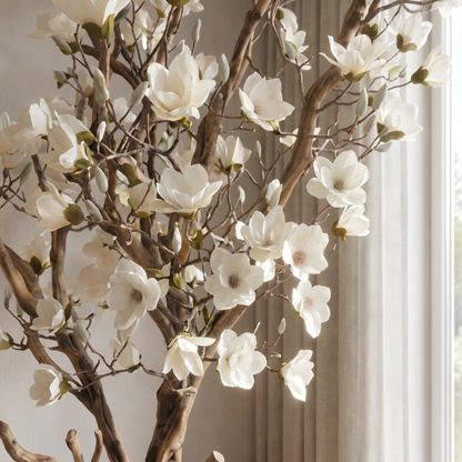 Künstlicher Magnolienbaum 220 cm mit Dekotopf