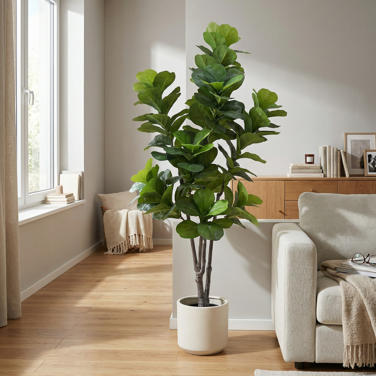 Künstlicher Ficus lyrata 150–210 cm