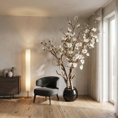 Kunst Magnolia 220 cm met decoratieve pot