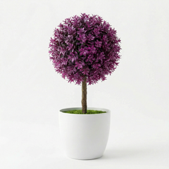 Kunst Mini Bolboompje 27 cm met decoratieve pot