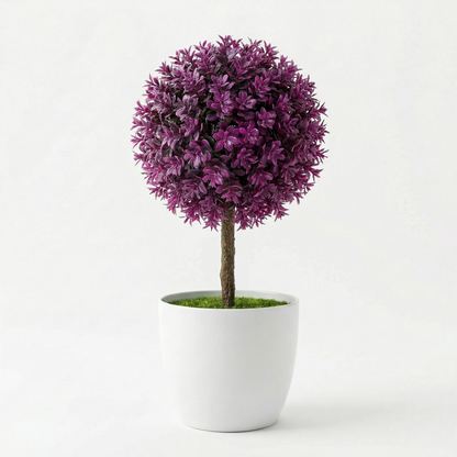 Künstlicher Mini-Kugelbaum 27 cm mit Dekotopf